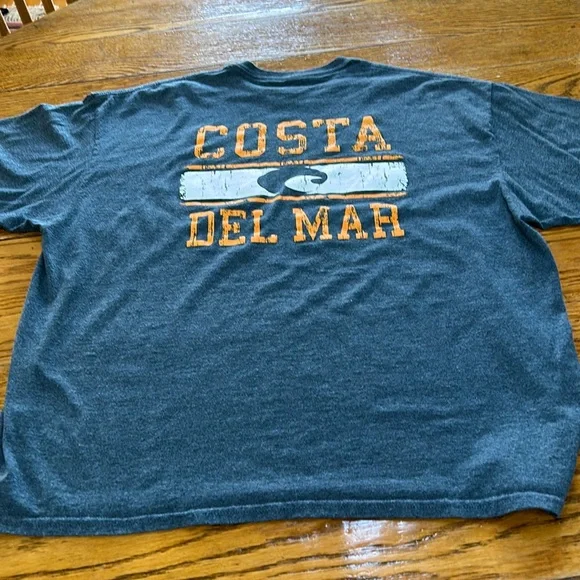 Costa gray men’s short sleeve tee. Size XXL. Good used condition. - Picture 1 of 5